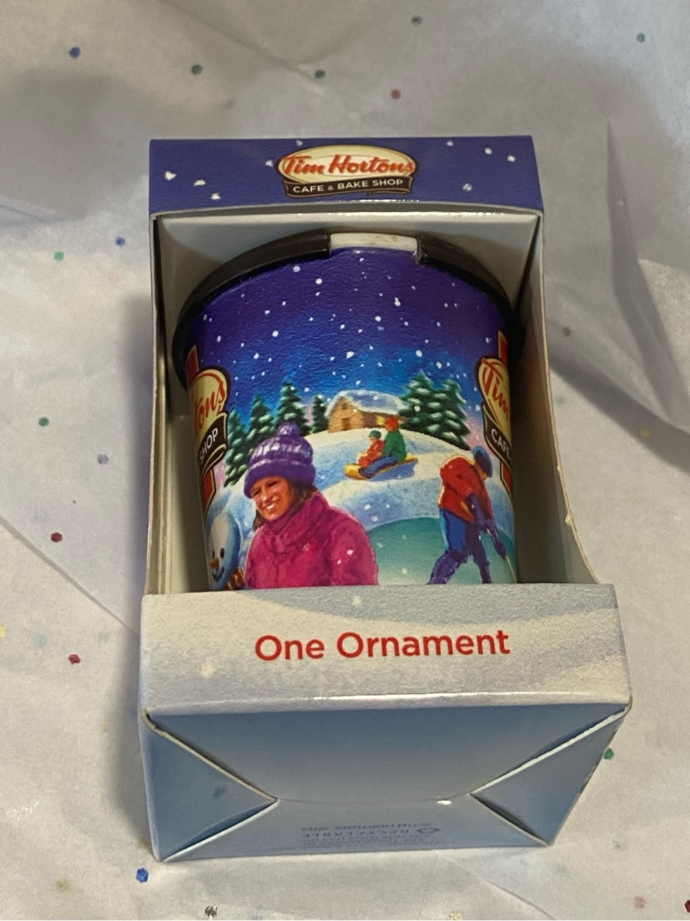 Tim Hortons Coffee Cup Holiday Ornament - Cafe & Bake Shop 2013